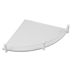 SHELF CORNER ICY 06220966 BIANCO OPACO 20 CM MENSOLE