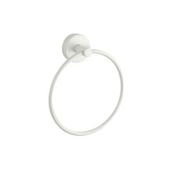 TOWEL HOLDER RING-CIRCLE 122066 BIANCO OPACO UNO