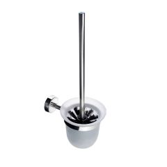 BRUSH HOLDER WALL-HUNG GLASS 2701 CROMO MODERNO