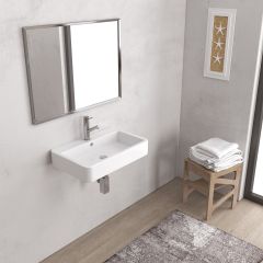 WALL HUNG BASIN 61060 CONTOUR 600x400x120mm