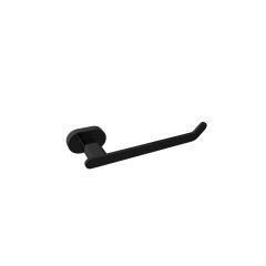 ROLL HOLDER OPEN 75051A MATT BLACK NEW OVAL