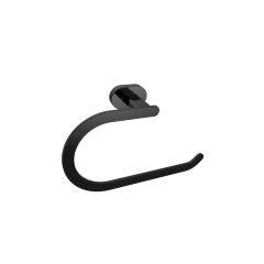 TOWEL HOLDER RING 75060 MATT BLACK NEW OVAL