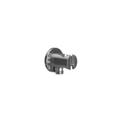 SHOWER OUTLET & SUPPORT AC05003 CHROME