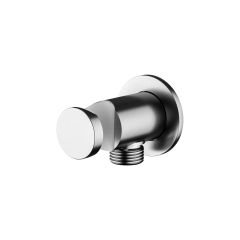 SHOWER OUTLET & SUPPORT AC09 BRUSHED STEEL ETERNITY 316