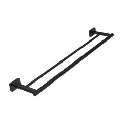 TOWEL HOLDER DOUBLE AGR10BL BLACK GRETA