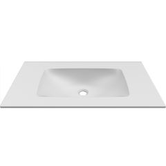 ΝΙΠΤΗΡΑΣ ΕΠΙΠΛΟΥ DECISO 80 BIANCO 805x460x123mm ΧΩΡΙΣ ΤΡΥΠΑ