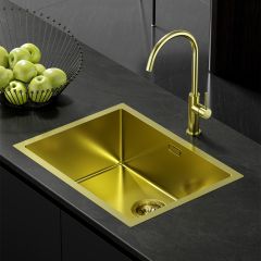 SINK BK-6045 BRUSHED GOLD 600x450x195mm S/S304