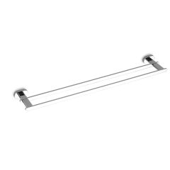TOWEL HOLDER DOUBLE CLD-7648 CHROME 61 CM NEW  OVAL