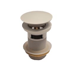 BRASS VALVE OVERFLOW BRASS COVER D101-B BIANCO