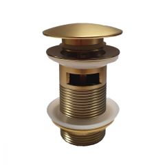 BRASS VALVE D101-O ORO PVD OVERFLOW BRASS COVER
