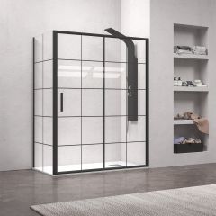 ΚΑΜΠΙΝΑ EFE 400 NERO MAT FRAME NANO 5mm