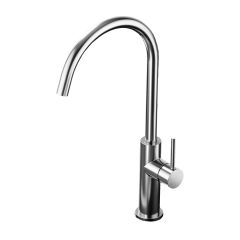 KITHCEN MIXER TAP H3156A BRUSHED STEEL THEA