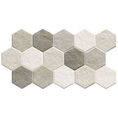 TILE HEX STONEHENGE FROST 26,5X51