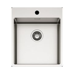 SINK COMPASS 400 440x510x200mm SATINATO