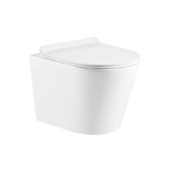 SET WALL HUNG TOILET COVER (INSIDE) LT 053E-R RIMLESS BIANCO ZINA