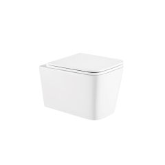 SET WALL HUNG TOILET COVER(INSIDE) LT 057E-R BIANCO GLOSSY RIMLESS