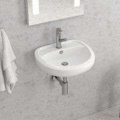 WALL HUNG BASIN LT 304G 480x420x180mm