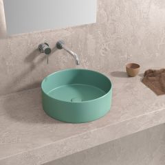 SELF STANDING BASIN LT 3134-MGN02 TURQUOISE OPACO 355x355x120mm