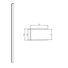 PROFIL FLORA N50# CROMO 4x200cm