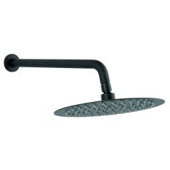 SHOWER HEAD WITH TUBULAR ARM BLACK NPT13BL