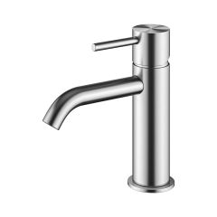 MIXER TAP FOR WASH BASIN S2058 BRUSHED STEEL ETERNITY 316