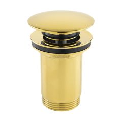 BRASS VALVE S285G GOLD WITHOUT OVERFLOW BRASS COVER