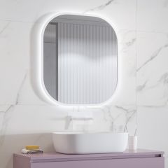 MIRROR LED E30784CI/1018 SHARON WHITE 60X70