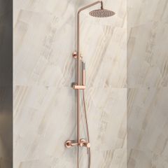 FIXED MIXER TAP BATHTUB WITH SPOUT SO551B ROSE GOLD ARTEMIS