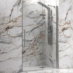 ΚΑΜΠΙΝΑ TINOS 400 BRUSHED INOX ΔΙΑΦ. NANO 8mm