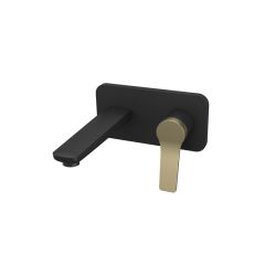 WALL MIXER TAP FOR WASH BASIN WNW148073PA-B NERO BRONZE ANDARE