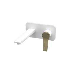 WALL MIXER TAP FOR WASH BASIN WNW148073PH-B BIANCO BRONZE ANDARE