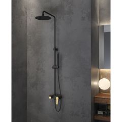 FIXED MIXER TAP BATHTUB WNW33R98PA-B NERO BRONZE ANDARE