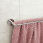 TOWEL HOLDER DOUBLE 1252 CROMO 50 CM UNO