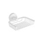 SOAP BASKET WIRE 130366 BIANCO OPACO 13 CM UNO