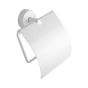 ROLL HOLDER COVERED 240366 BIANCO OPACO MODERNO