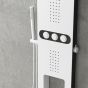 HYDROMASSAGE COLUMN A7118 BIANCO NERO TOUCH