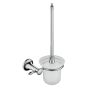 BRUSH HOLDER WALL-HUNG GLASS ARE14 CHROME RETRO