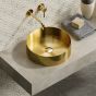 SELF STANDING BASIN VALVE FLEX. BB6802-BG VENUS ORO 380x380x110mm