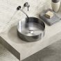 SELF STANDING BASIN VALVE FLEX. BB6802-BS VENUS BRUSHED STEEL 380x380x110mm