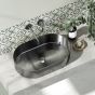 SELF STANDING BASIN VALVE FLEX. BB6808-BGM JUPITER GUN METAL 550x350x115mm