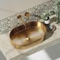 SELF STANDING BASIN VALVE FLEX. BB6808-BRG JUPITER ROSE GOLD 550x350x115mm