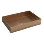 SELF STANDING BASIN VALVE FLEX. BB9812-BRG SATURN ROSE GOLD 550x380x100mm