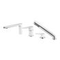 MIXER TAP FOR BATHTUB BDR11A ADORE WHITE CRHOME