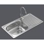 SINK BL-905 780x430x165mm WITHOUT HOLE FAUCET