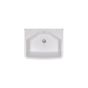 SINK DRK37/46W 460x370x200mm WHITE