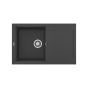 SINK EASY 300 79X50 NERO METAL 70 (GHISA)