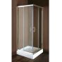 FLORA 100 90x90x170 CROMO CLEAR (S-1010)