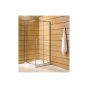 GRAND FLORA 100 70x70x185 CROMO CLEAR (Κ-811 )