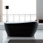 BATHTUB ATENA K-1527B BLACK 170Χ80Χ68 (GD-8112-1,7)