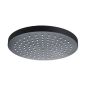 SHOWER HEAD KR-SH1 NERO Ø200